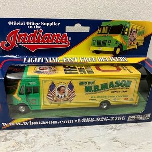 Cleveland Indians LIMITED ED. W.B. MASON DELIVERY SUPPLY TRUCK  Chief Wahoo NIB